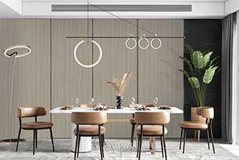 湖州轻奢风格-餐厅