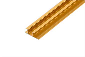 湖州航空纤维墙咔铝合金带灯中条（钛金氧化）